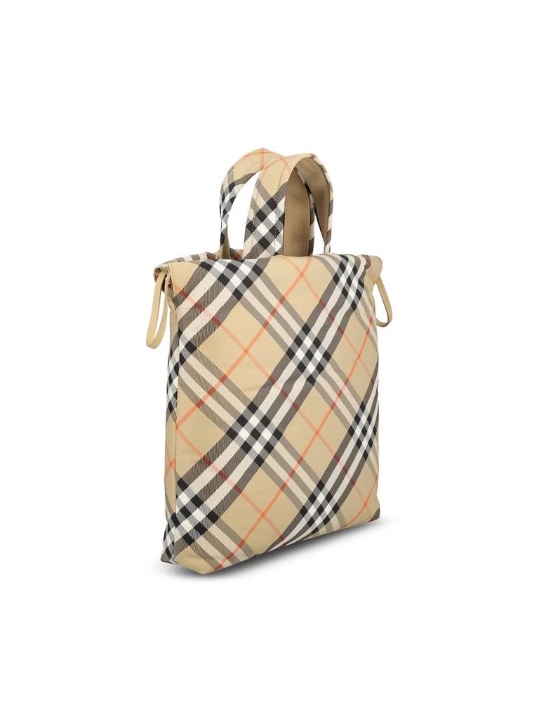 Burberry Burberry Kids Checked Drawstring Tote Bag 3
