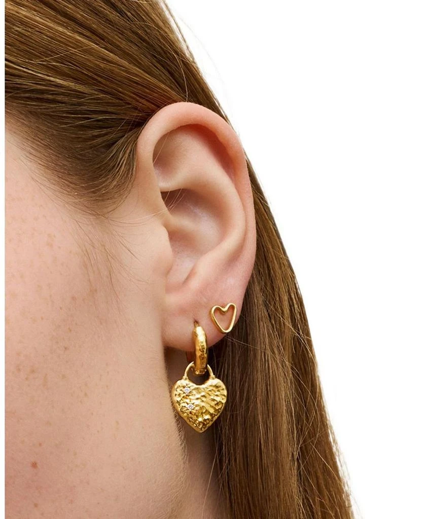 Ottoman Hands Heart Studs 2