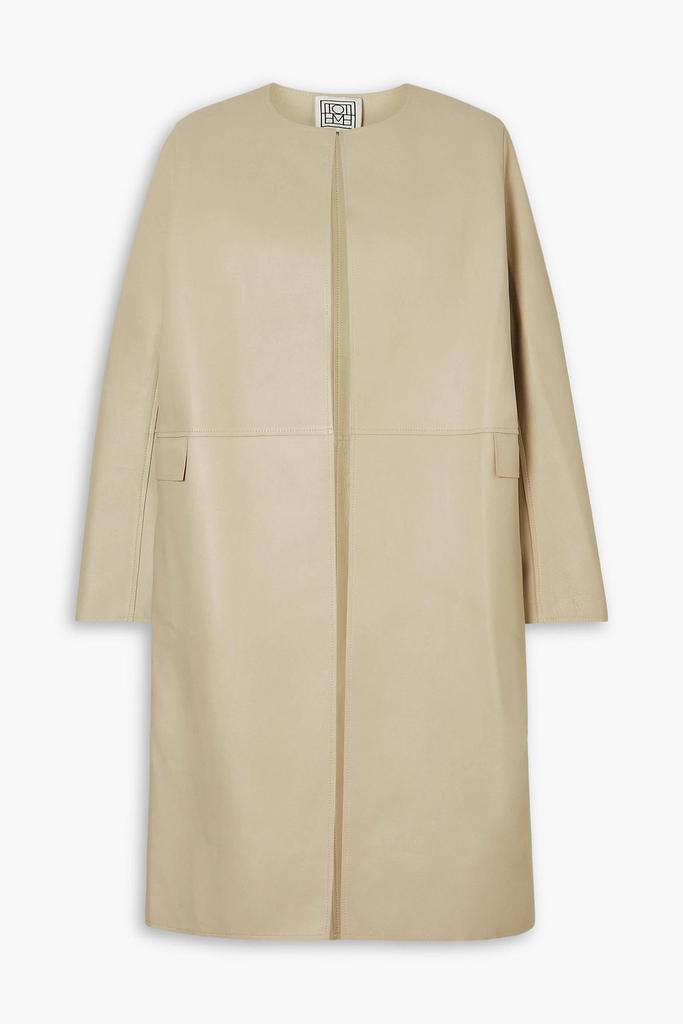 【Toteme】Suede Coat スエードコート 送料関税込 TOTEME スエード コート | ニュートラル | FARFETCH JP
