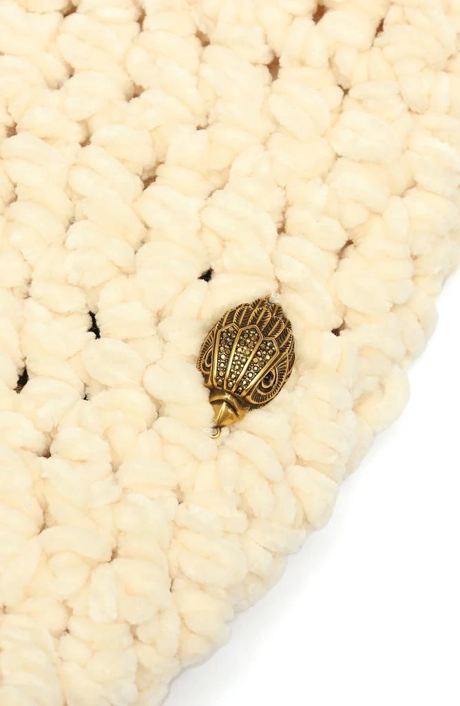 Kurt Geiger Chunky Chenille Pompom Scarf 2