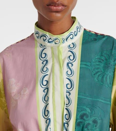 ALÉMAIS Rochester printed cotton shirt dress 4