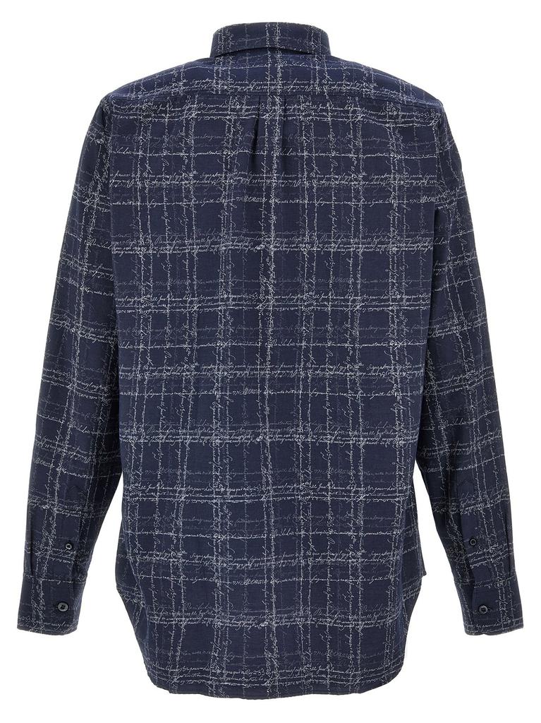 Berluti Berluti Buttoned Checked Shirt