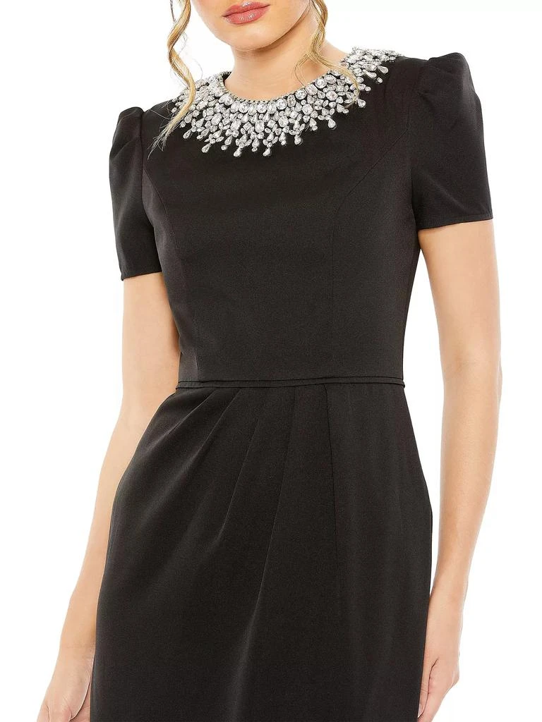 Mac Duggal Crystal-Embellished Sheath Midi-Dress 3