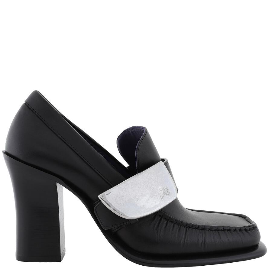 Burberry London Shield Plaque Heel Pumps