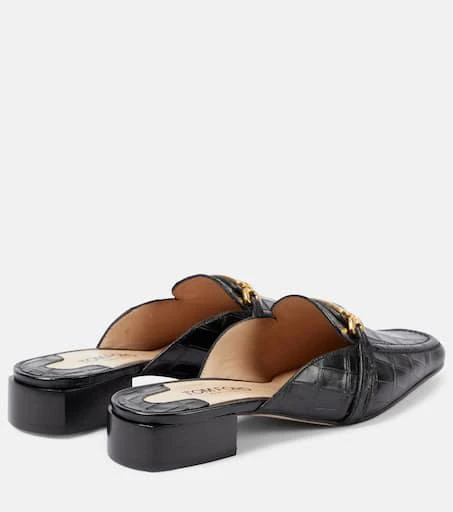 Tom Ford Whitney croc-effect leather mules 3