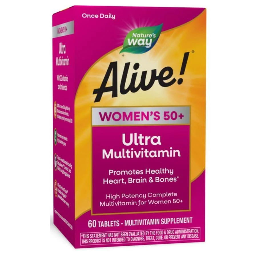 Nature's Way Once Daily Women's 50+ Ultra Potency Multivitamin Tablets 1