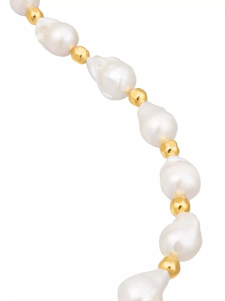 Sylvia Toledano Grace 22K-Gold-Plated & Cultured Freshwater Pearl Necklace 4