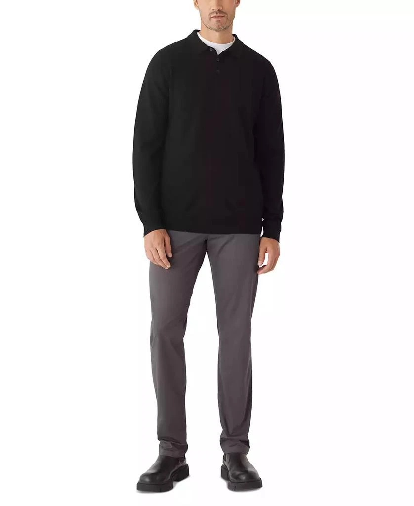 Frank And Oak Men's Merino Wool Long-Sleeve Polo Sweater 5