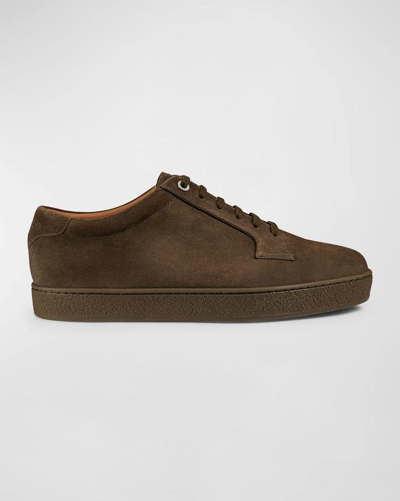 John Lobb Men's Molton Suede Low-Top Sneakers 1