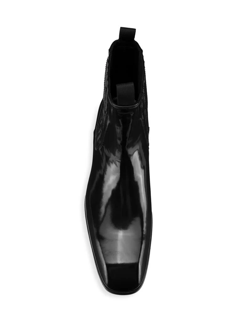 Tom Ford Patent Leather Chelsea Boots 5