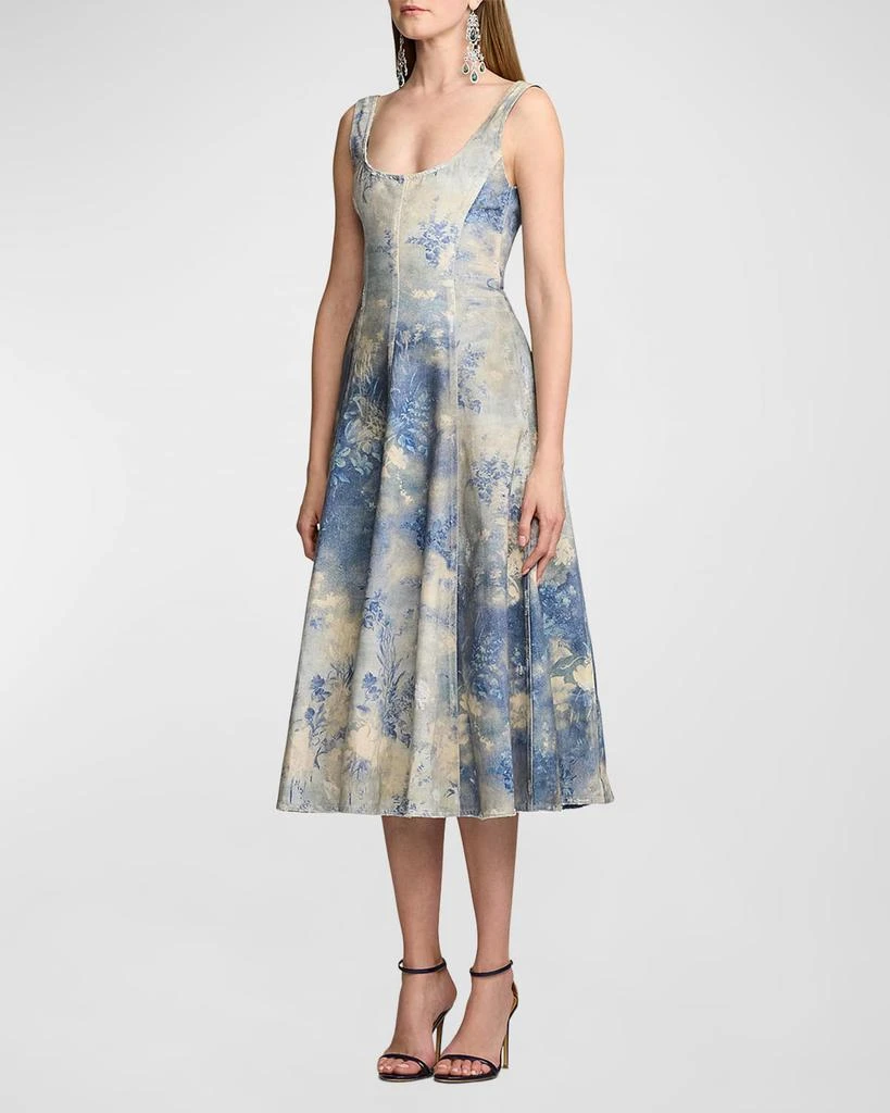 Ralph Lauren Tarian Denim Sleeveless Day Dress 6
