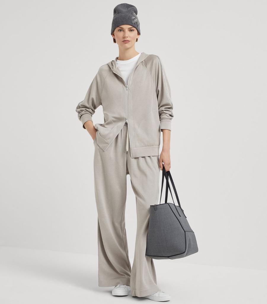 パンツ BRUNELLO CUCINELLI COMFORT JOGGERS IN COTTON AND SILK COMFORT JOGGERS IN COTTON AND SILK – Suit Negozi Row