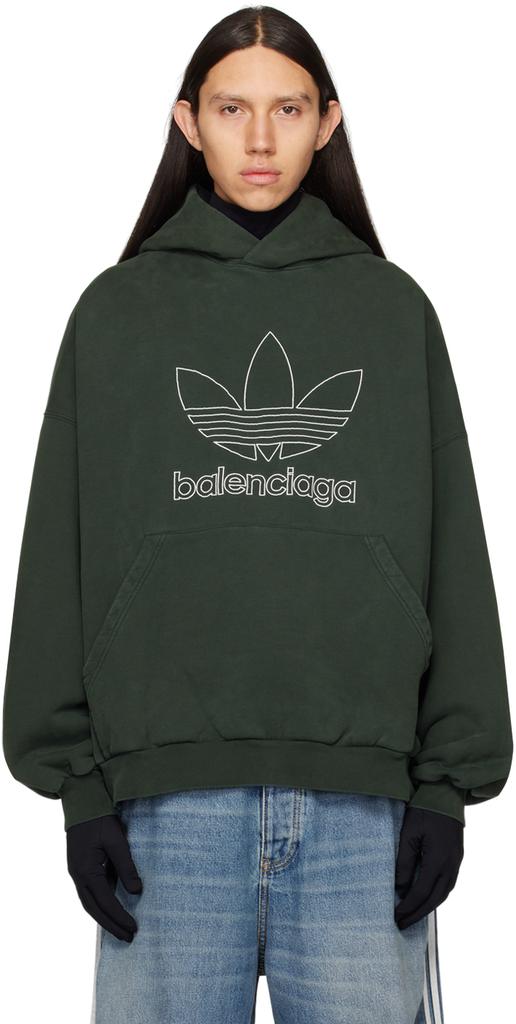 Balenciaga x Adidas Large Fit Cotton Hoodie – On Sale Now