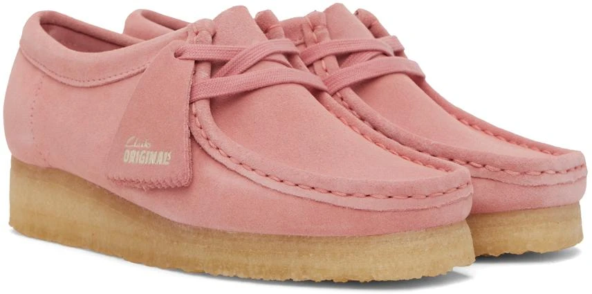 Clarks Pink Wallabee Derbys 4