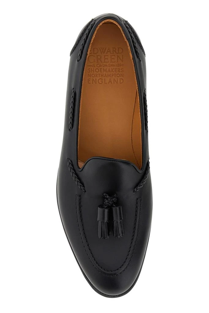 Edward Green Black leather Belgravia loafers 3