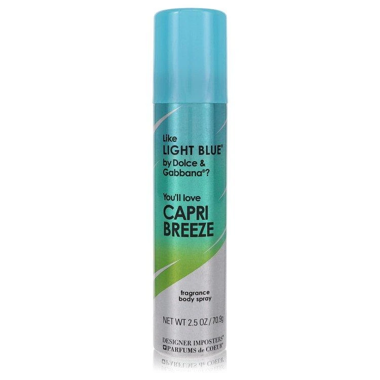 PARFUMS de COEUR 2pcs Combo Designer Imposters Capri Breeze by  Body Spray 2.5 oz Women 1