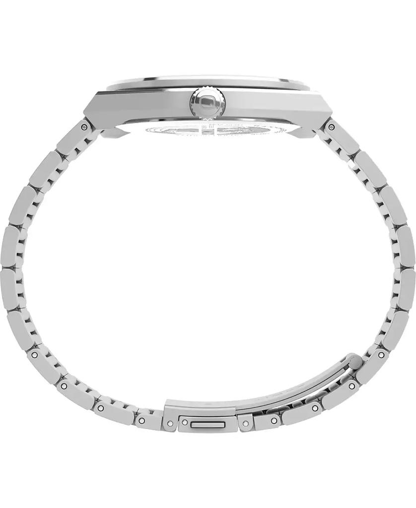 Timex Men
s Quartz Analog Silver-Tone Stainless Steel Watch, 39mm