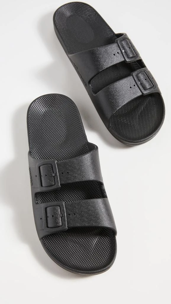 FREEDOM MOSES Two Band Unisex Slides 3