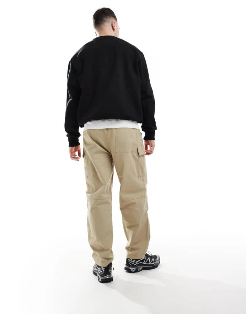 Timberland Timberland Woven badge ripstop cargo pant in lemon pepper 5
