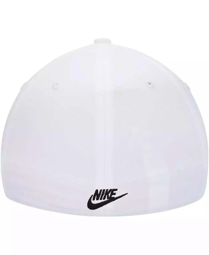 Nike Men's White Classic99 Futura Swoosh Performance Flex Hat 5