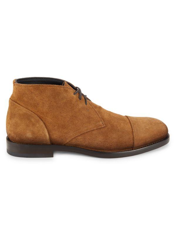Jo Ghost Cap Toe Suede Chukka Boots
