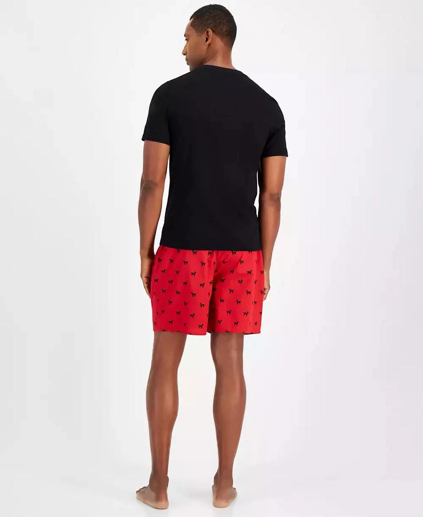 Club Room Men's Solid T-Shirt & Woven Plaid Boxer Set, Created for Macys 2