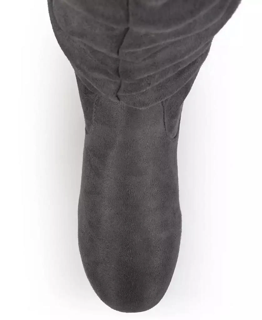 Journee Collection Women's Rebecca Wide Calf Slouch Mid Shaft Boots 4