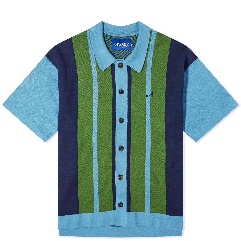 Awake NY Awake NY Camp Collar Knitted Shirt