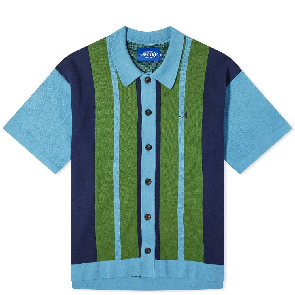 Awake NY Awake NY Camp Collar Knitted Shirt 1