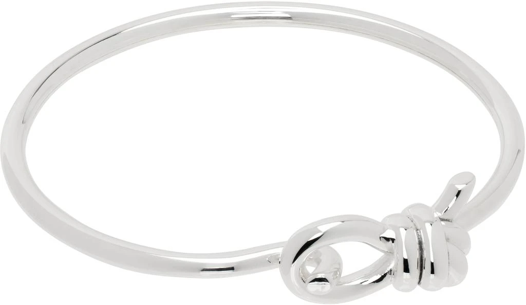 Bottega Veneta Silver Knot Bracelet