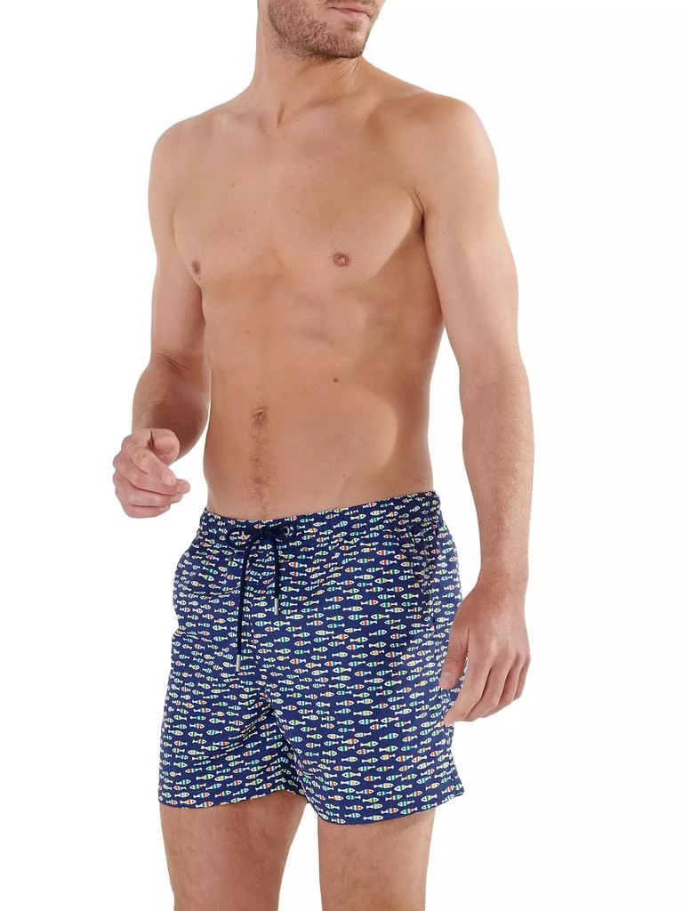 HOM Trouville Geometric Swim Trunks 3