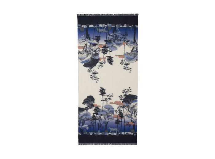 Eric Bompard Étole imprimée - Accessoire - MARINE