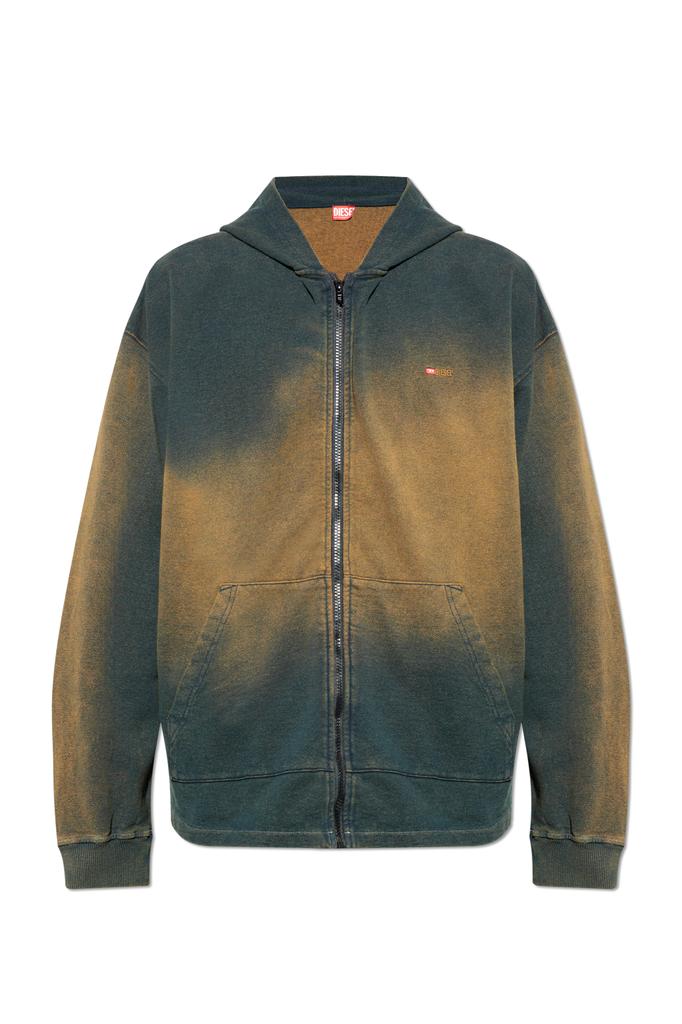 トップス DIESEL S-Wafy-Zip sweatshirt Diesel Sweatshirt 