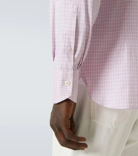 Tom Ford Checked cotton poplin shirt 6