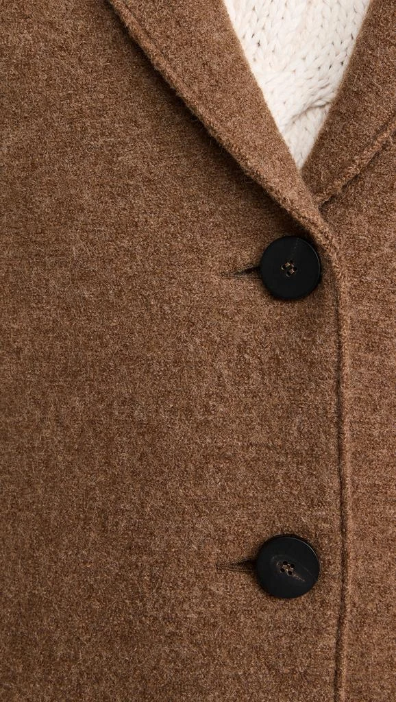 Harris Wharf London Boiled Wool Overcoat 5