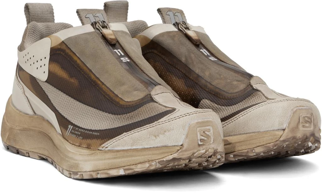 11 by Boris Bidjan Saberi Brown Salomon Edition Bamba 2 Low V2 Sneakers 4