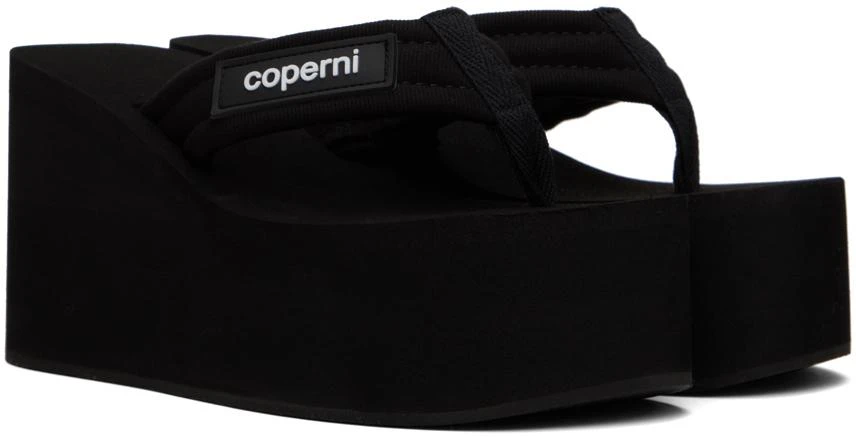 COPERNI Black Wedge Sandals 4