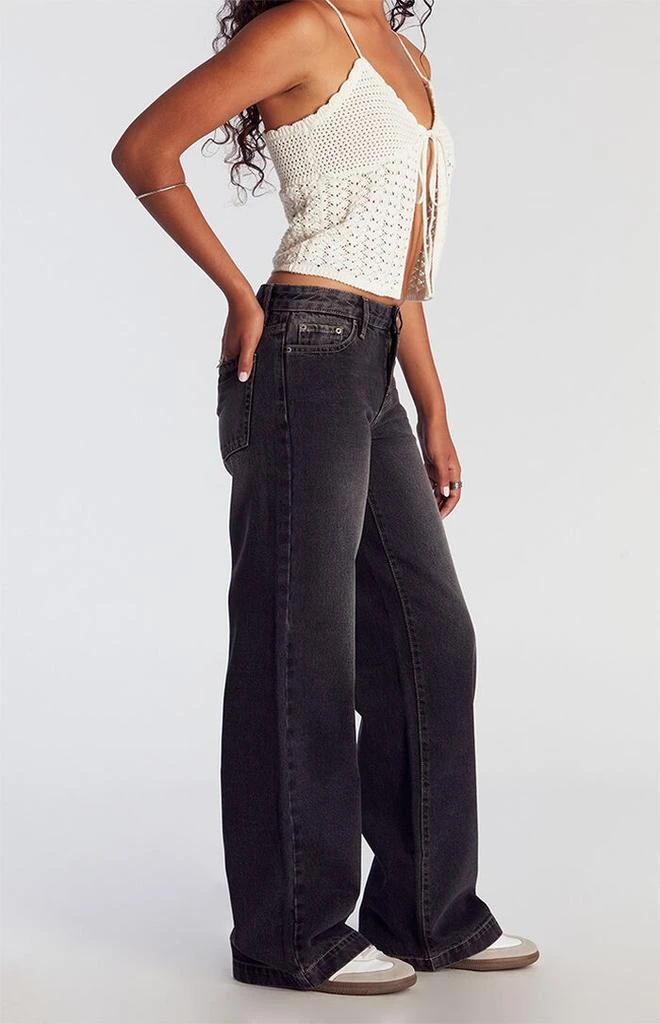 PacSun Casey Low Rise Baggy Jeans Black Tinted 3