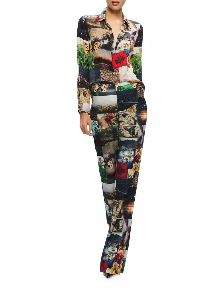 Alice + Olivia Willa Photo Print Shirt