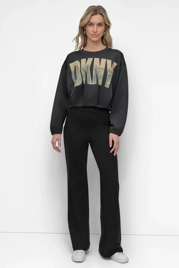 DKNY LONG SLEEVE SOFT HAND SCUBA SOHO CREW 5