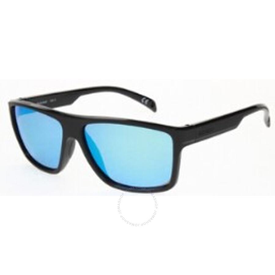 Body Glove BGFL 1801 Polarized Blue Mirror Sport Unisex Sunglasses 10269764.MCV BLKBLU