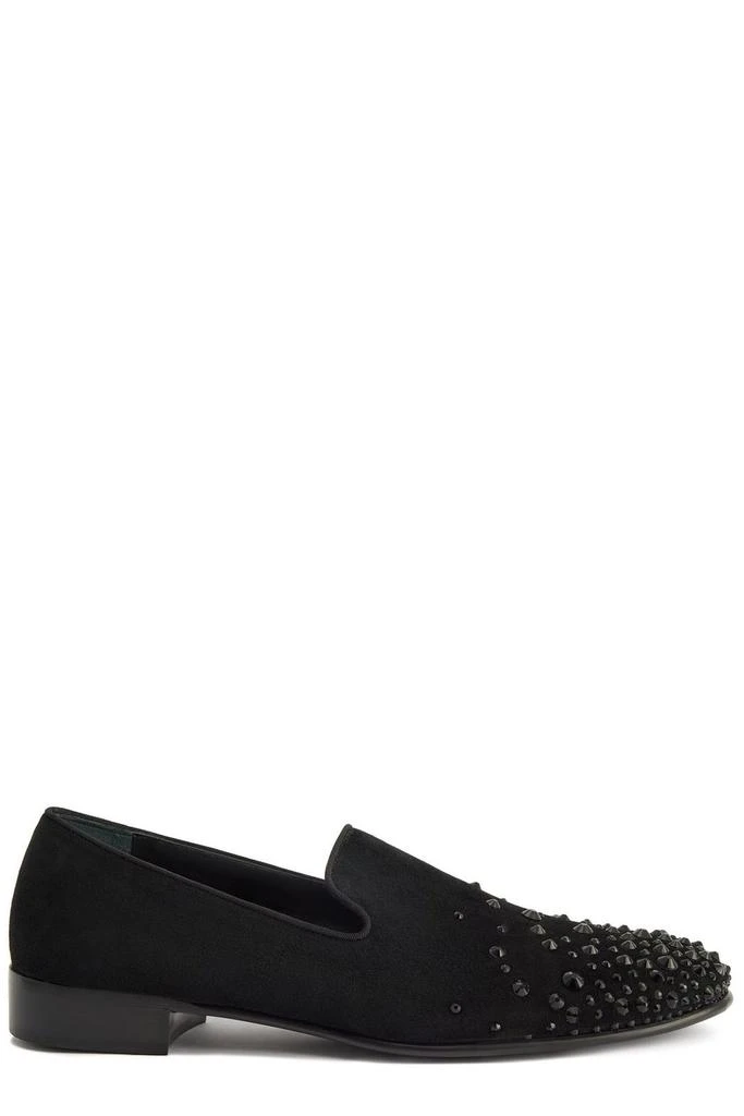 Giuseppe Zanotti Giuseppe Zanotti Axelton Grosgrain-Trimmed Loafers 1