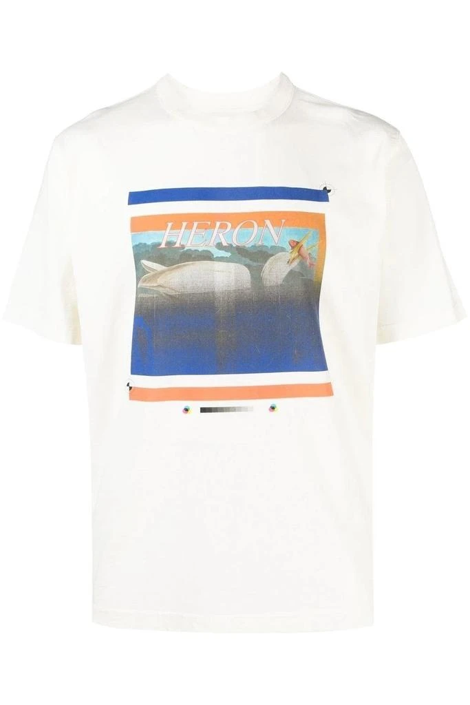 undefined Misprinted Heron T Shirt 1
