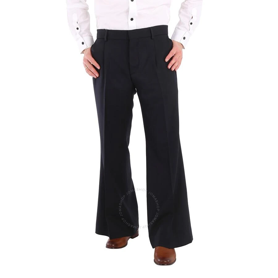 Burberry Men's Runway Dark Navy Flare Leg Tailored Trouser 1