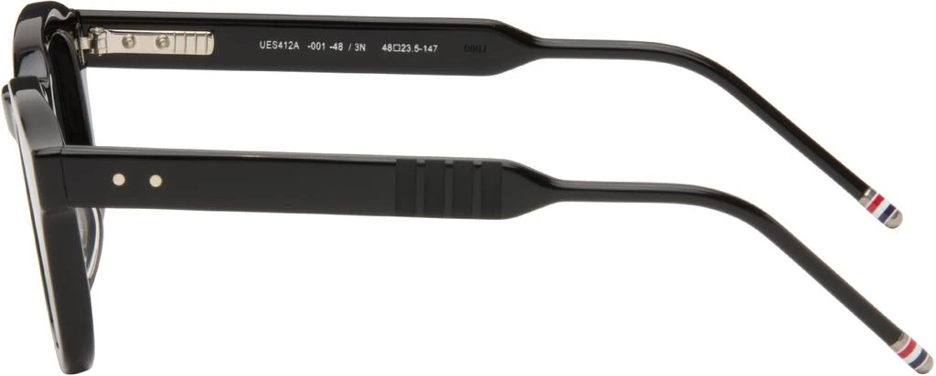 Thom Browne Black Acetate Rectangular Sunglasses 3