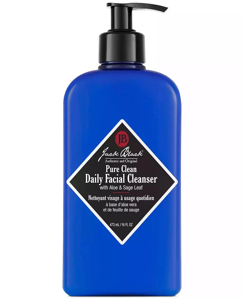 Jack Black Pure Clean Daily Facial Cleanser, 16 oz. 1