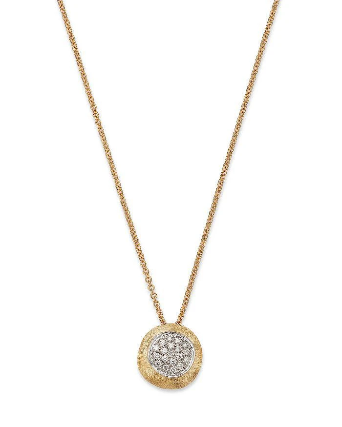 Marco Bicego 18K Yellow Gold Delicati Pendant Necklace with Diamonds, 16.5" 5