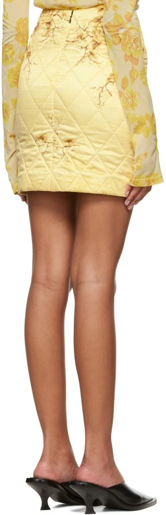 Kwaidan Editions Yellow Floral Miniskirt 3