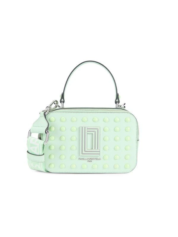 Karl Lagerfeld Paris Simone Studded Leather Camera Bag 1