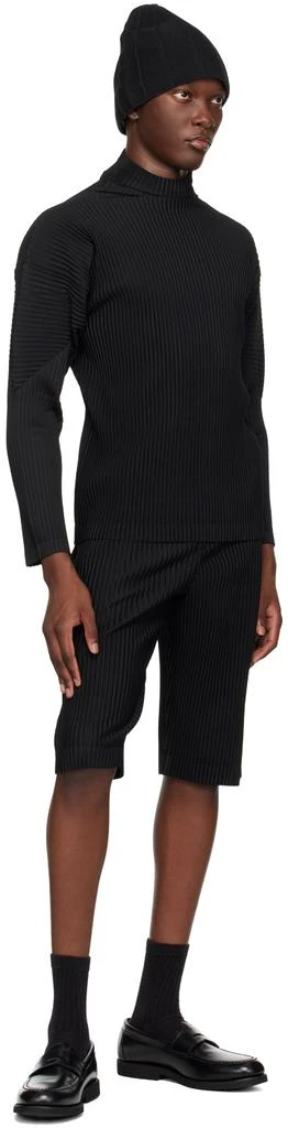 Homme Plissé Issey Miyake Black Basics Turtleneck 4